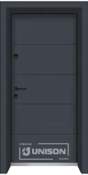 Входна врата Unison Clima Pro, Графит